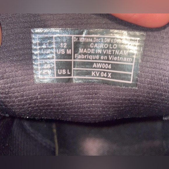 NWT DR MARTENS CAIROLO BLACK SIZE 12 M , 11 L - Picture 8 of 12